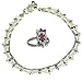 Womens Silver Anklet Bracelet Toe Ring Pair 51 gms.10 inches (anklts514)