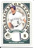 Matt Holliday 2009 SP Legendary Cuts Destination Stardom Memorabilia Jersey Card Oakland Athletics