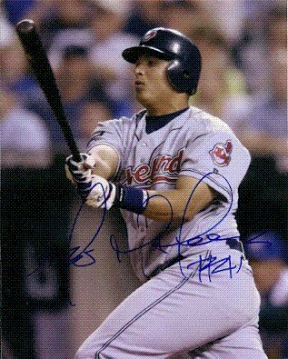 Victor Martinez Autographed/Hand Signed Cleveland Indians 8x10 Photo