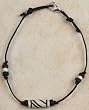 Anklet - White Bone, Beaded