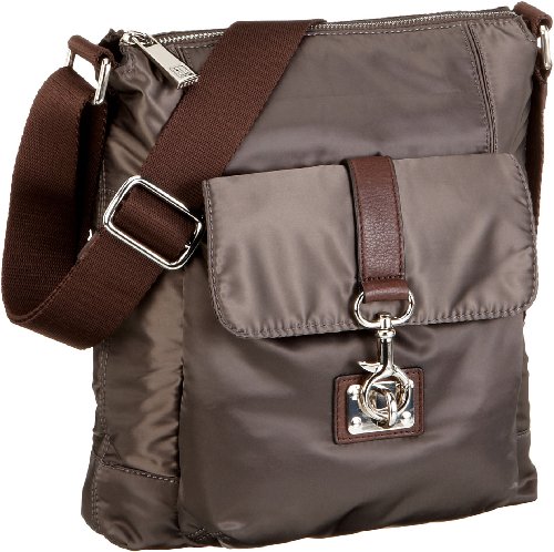 Jette Joop Cross Bag 03/92/09331-960, Damen Umh&auml;ngetasche, grau, (d.grey 960), 25,5 x 28 x 6