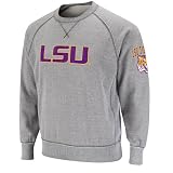 NCAA Louisiana State Fightin Tigers Outlaw Crewneck Fleece