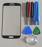Black Mist Samsung Galaxy S4 i9500 Replacement Front Screen Glass Lens & Tools