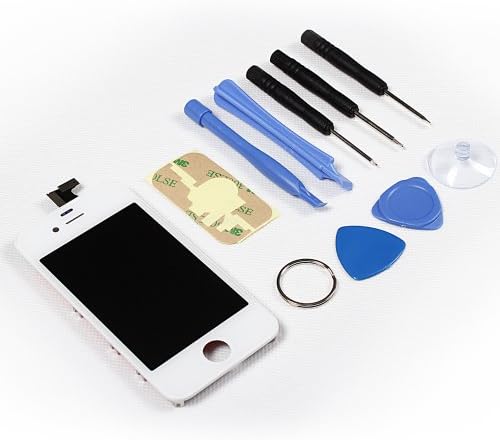 New AT&T Apple iPhone 4 4G White Digitizer LCD Full Front Glass Complete Assembly - GSM ATT ONLY