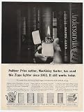 1961 Author MacKinlay Kantor Zippo Lighter Print Ad (5796)