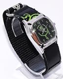 Reflex - Boys/Teens/Goths-Skull-Heavy Metal-Danger Boxed Watch-Green