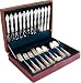 Wallace Silverware/Flatware Chest, Mahogany Finish