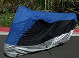 Motorcycle Covers. Large. Blue. Fits up to 84" length bikes.