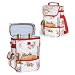 Picnic Time Duet Rose 2-Bottle Wine & Cheese Tote w/ Accessories (Red/Rose)