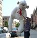 6-FEET-TALL GIANT STUFFED MONKEY CHIMPANZEE APE GORILLA - HUGE PLUSH PRIMATE GORILLA APE JUMBO BIG STUFFED ANIMAL - AMERICAN MADE IN THE USA AMERICA - COLOR: WHITE