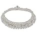 Womens Jewelry Anklets Bracelets Pair 128 gms. 10.25 inches (sanklt012)