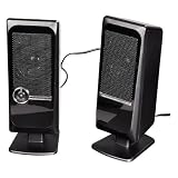 DURAGADGET Deluxe Laptop / Notebook USB Speakers with 7cm Bass response for Fujitsu Siemens White Amilo Pa3553 5.4 Inch (CCE:GBR-110137-001)