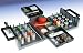 Foldaway Sewing Box - With Sewing Supplies (Black) (7.5"H x 8.5"W x 6"D)