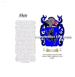 Abate Coat of Arms/ Family Crest on Fine Paper and Family History (IN Stock)