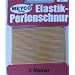 Elastik Perlenschnur 3 Meter goldgelb/Meyco