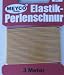 Elastik Perlenschnur 3 Meter goldgelb/Meyco