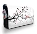 15.6 inch Pink Flower Bird Design Laptop Padded Compartment Shoulder Messenger Bag Case with Side Pa