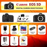 Canon EOS 5D Mark II Digital SLR Camera Body + 2 Extended Life Batteries + Battery Charger + 8 GB Memory Card + Card Reader + Tripod + Carrying Case + Starter Kit + Digital Flash and more!!