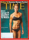 Click Image To Buy " Time Magazine August 4 2008 Dara Torres Beijing 