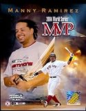 2004 World Series MVP Manny Ramirez 8 x 10 Glossy Photo - Shipped in Protective Top Loader!