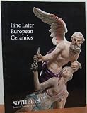 Fine Later European Ceramics, July 14, 1998