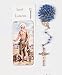 Bookmark Rosary - Saint Lazarus - Bookmark and Full 14" Rosary - Exclusively from the Studios of Cromo NB (Milano, Italy)