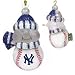 New York Yankees MLB All-Star Light-Up Acrylic Snowman Ornament (3")
