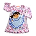 Dora The Explorer by Nickelodean - Toddler Girls Long Sleeve Nightgown, Pink