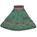 Wilen A02802, J W Atomic Loop Wet Mop, Medium, 5" Mesh Band, Green (Case of 12)