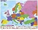 Map of Europe (Political, Flags, Horizontal) Art Poster Print - 16x20