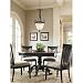 Great Rooms Brimfield Dining Table in Distressed Charcoal and Hickory Stick