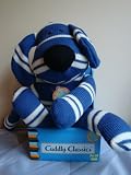 Cuddly Classic Sock Toy Blue Dog