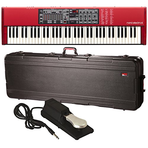 Nord Electro 4 SW73 Keyboard STAGE KIT w/ Hard Case & Sustain Pedal