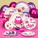 Owl Blossom Baby Shower Standard Pack for 16 Party Supplies