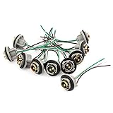 uxcell　ランプソケット　キセノン電球車のコネクタの延長　1157 BAY15D 1016　10個入り