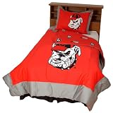 Georgia Bulldogs Reversible Comforter Set Twin -