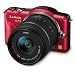 Panasonic Lumix DMC-GF3 12 MP Micro 4/3 Compact System Camera with 3-Inch Touchscreen LCD and 14-42mm Zoom Lens (Red)
