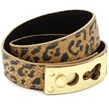 Jessica Simpson Wrap It Up Leopard Like Bracel
