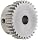 Boston Gear Spur Gear, 14.5 Pressure Angle, Steel, Inch, 20 Pitch
