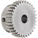 Boston Gear Spur Gear, 14.5 Pressure Angle, Steel, Inch, 20 Pitch