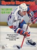 Mike Bossy Autographed Sports Illustrated Magazine - May 14, 1984