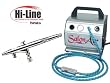 HP-AH .2mm Hi-Line Airbrush Kit with Compressor Model TC-60