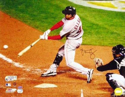 Jacoby Ellsbury Boston Red Sox - World Series Swinging - Autographed 16x20 Photograph