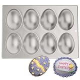 Wilton Egg Mini Cake Muffin Cookie Brownie Treats Pan Mold ~ Makes Great Mini Footballs Too !