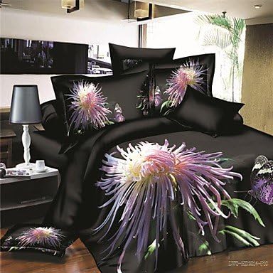 Quilt cover Duvet Cover Set,Hot Selling 3D Bedding Sets Reversible Duvet Cover Bed Sheet Set Bed in a Bag with HD Pattern