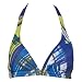 Hurley Junior's Painterly Plaid Halter Top