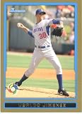 Ubaldo Jimenez - Dominican Republic (World Baseball Classic) 2009 Bowman Draft GOLD WBC Prospects Baseball Card # BDPW33 / MLB Baseball Trading Card in Screwdown!
