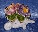 Capodimonte Wheelbarrow with Flowers