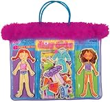 MAGNETIC WOOD DRESS-UP DOLL KIT-DAISY GIRLS