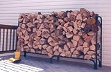 Log Rack (Black) (46H x 15D x 90L)